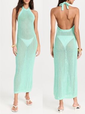 Beach Riot Romee Dress High Tide Midi Cutout NEW NWT